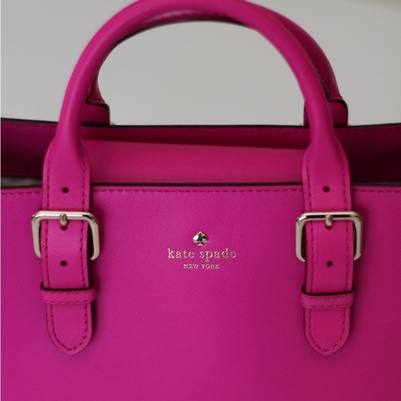 Kate Spade Hot Pink Women's Leather Bag - Picture 4 of 8